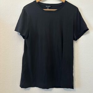 Athleta Charcoal Short Sleeve Tee